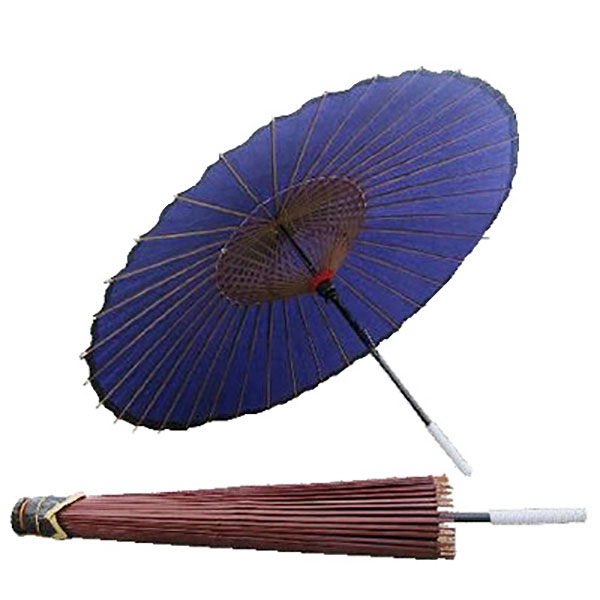 蛇の目傘　無地：青